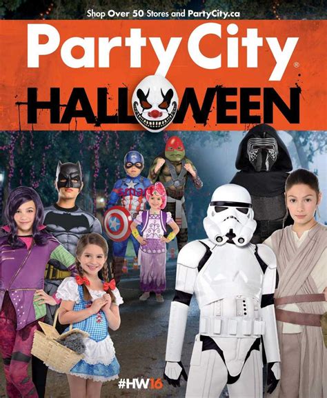 party city halloween magazine